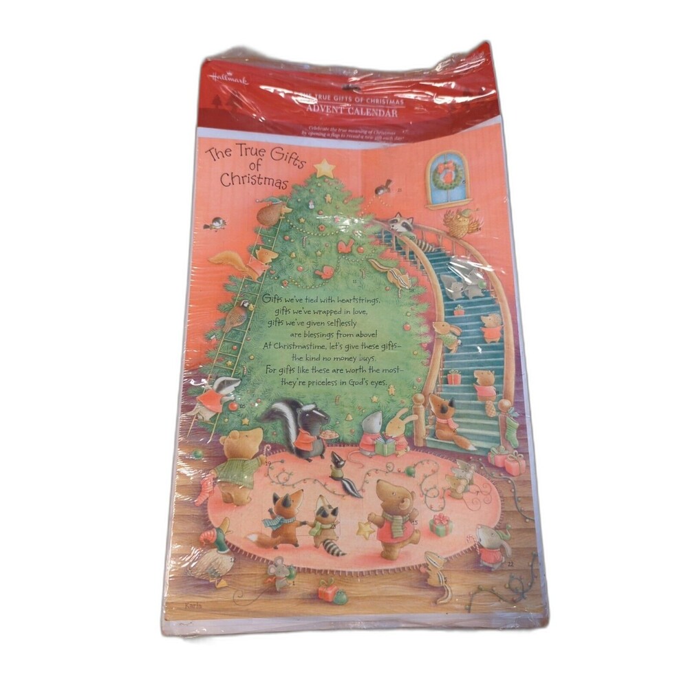 Hallmark Advent Calendar The True Gifts of Christmas Flaps Messages Vintage